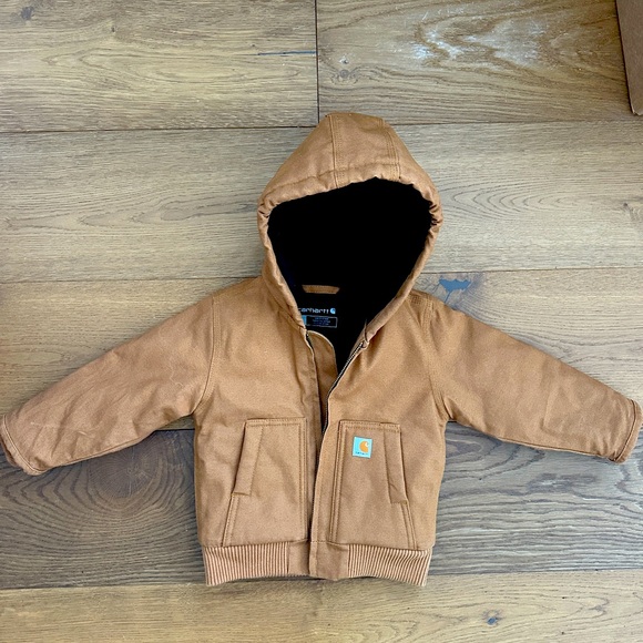 Carhartt Brown Active Jac Baby/Toddler Jacket Size 12M - Picture 1 of 3